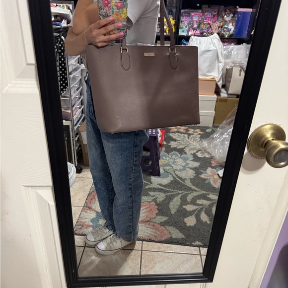 Kate Spade Taupe Tote Bag - Picture 6 of 6